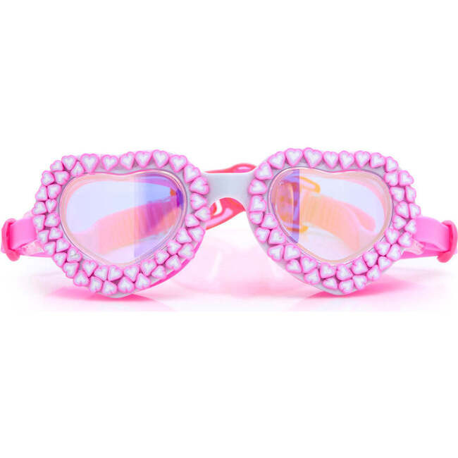 Bling2O | Xoxo Heart Youth Kids Toddler Swim Goggle, Pink | Maisonette | Maisonette