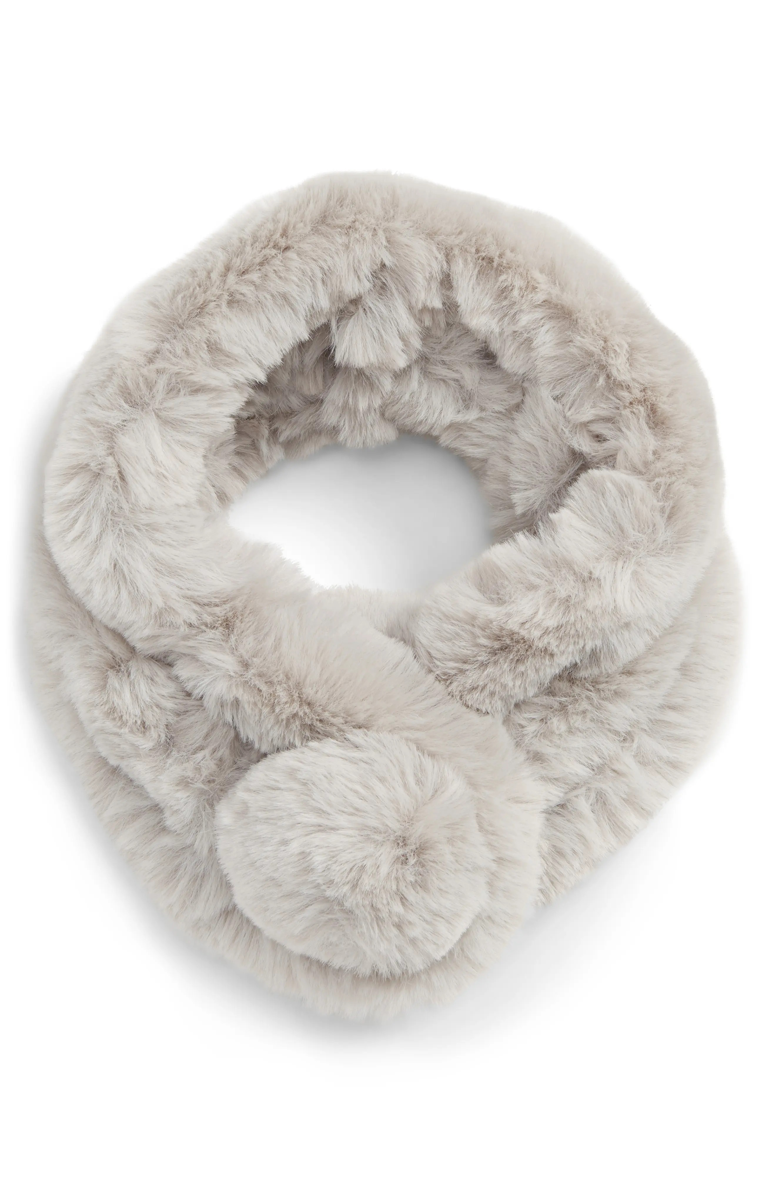 Pom Faux Fur Snood | Nordstrom
