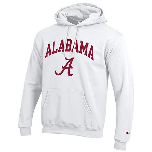 NCAA Men's Hoodie Sweatshirt White Varsity | Amazon (US)