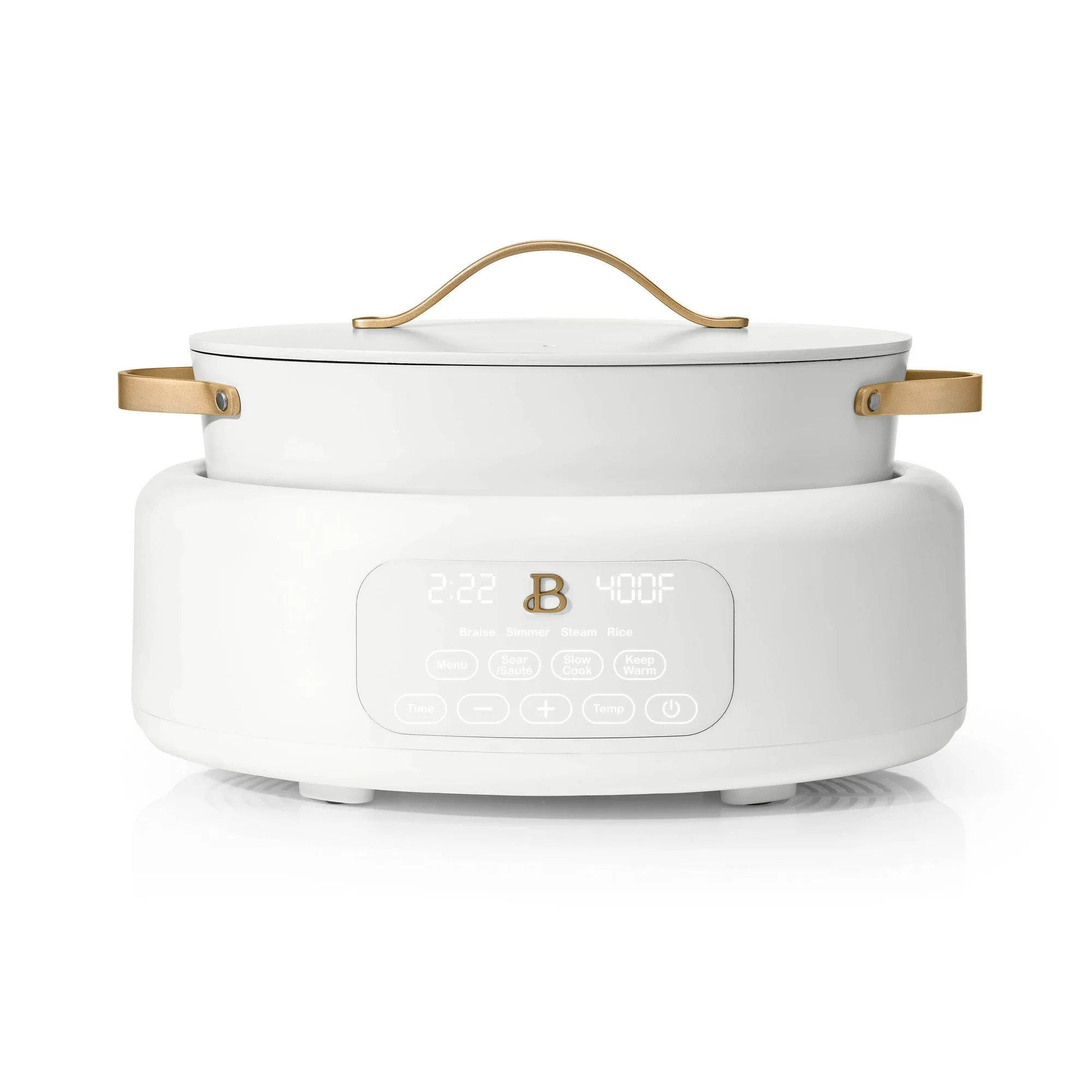 Beautiful 10 in 1 6 Qt Electric Multi-Cooker, White Icing by Drew Barrymore - Walmart.com | Walmart (US)