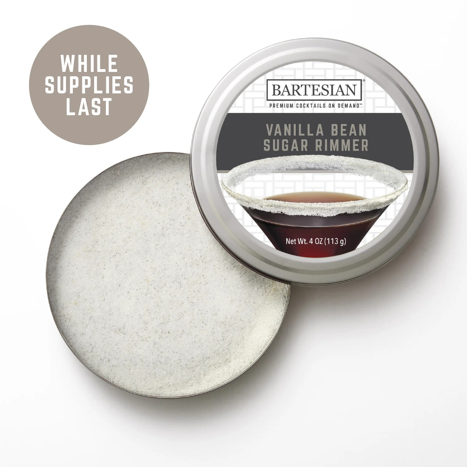 Vanilla Bean Sugar Cocktail Drink Rimmer | Bartesian