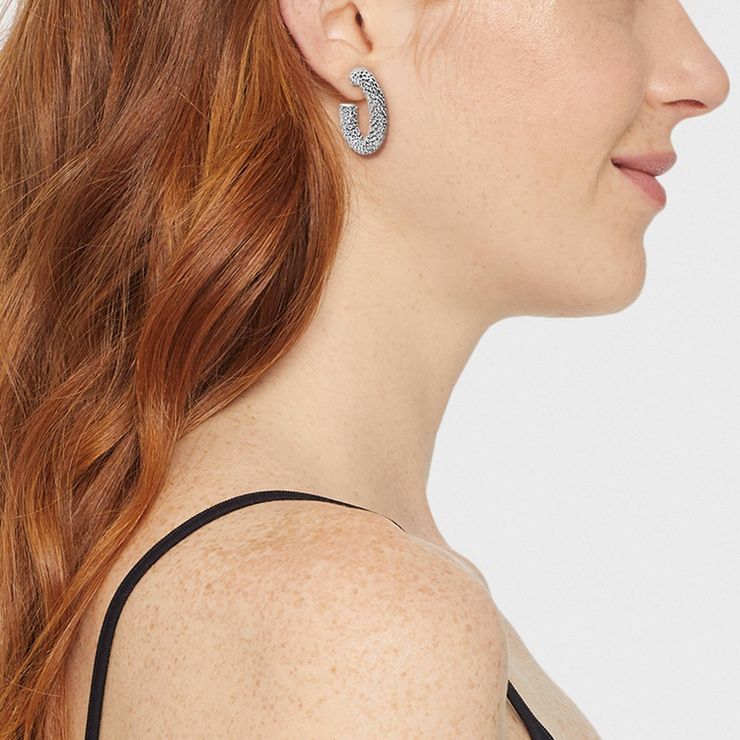 Twisted Texture Small Hoop Earrings - A New Day™ | Target