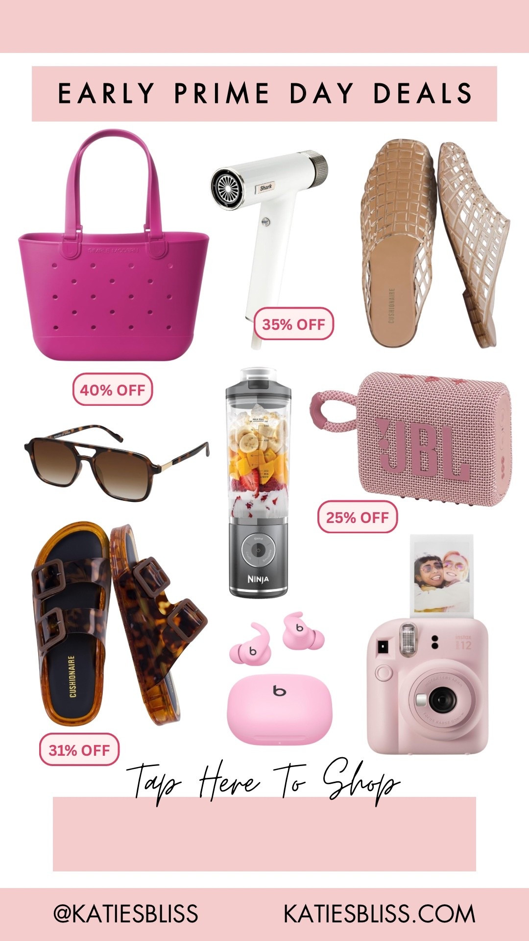 Early prime day deals ✨

Amazon. Deal. Sale. Markdown. Jelly. Sandals. Speaker. Sunglasses. Headphones. Camera. Blender. Shark. Hair dryer. Mom.

#LTKSaleAlert #LTKHome #LTKselfcare