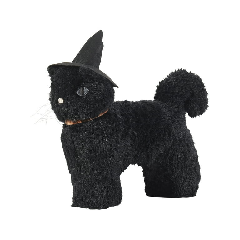 My Texas House 12" x 17" Witch Black Cat Halloween Decorative Pillow | Walmart (US)