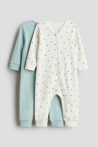 H & M - 2-pack cotton sleepsuits - White | H&M (UK, MY, IN, SG, PH, TW, HK)