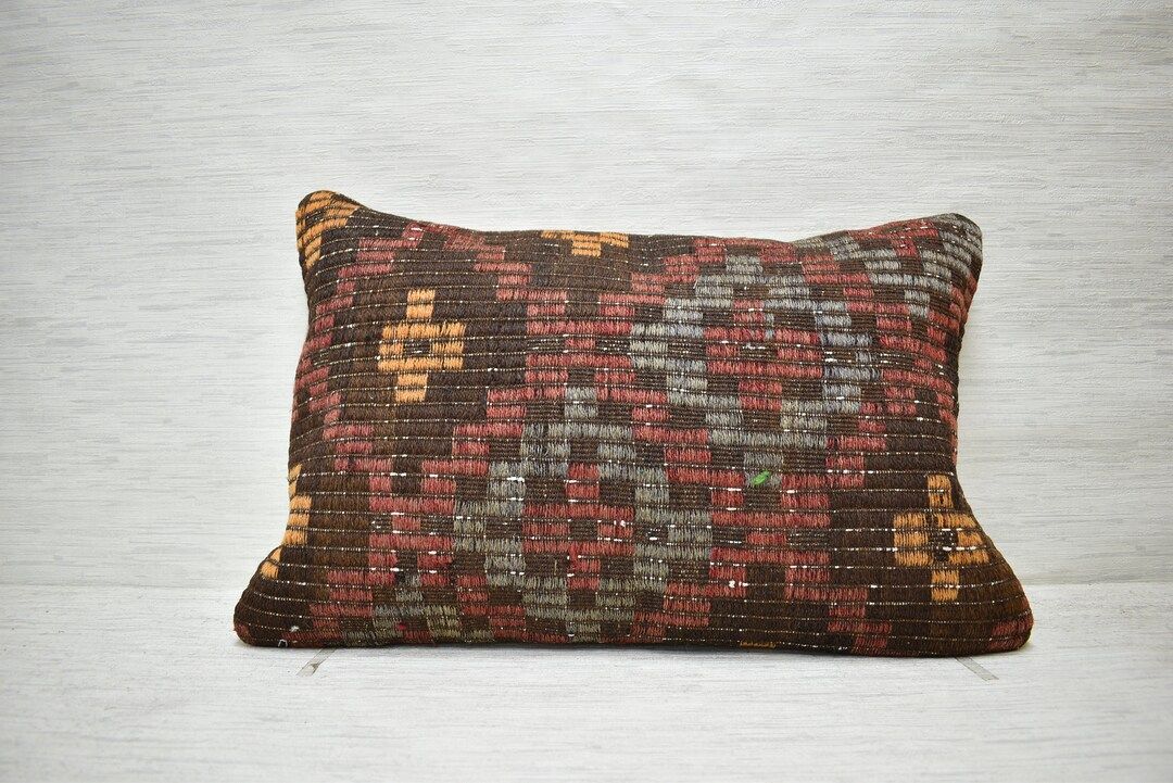 Morocco Cushion, Suzani Pillow, Velvet Decorative Pillow, Lumbar Chair Pillow, Turkish Kilim Pill... | Etsy (US)