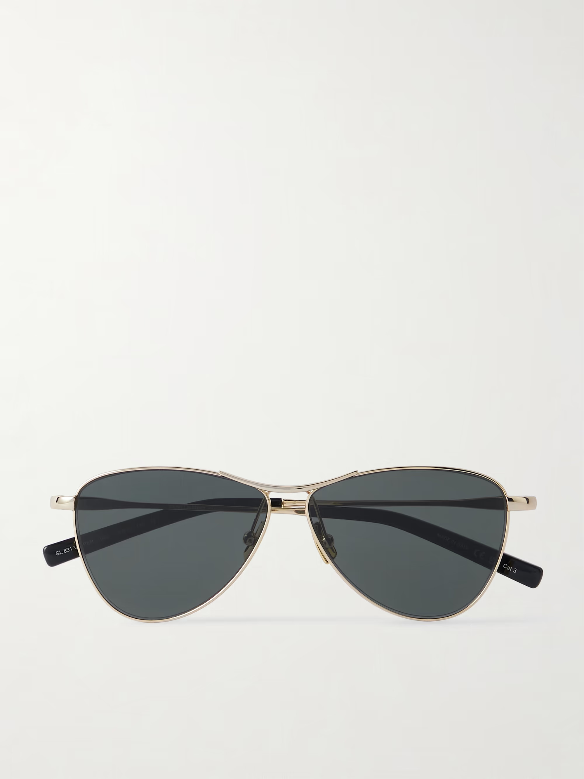 Vesper small aviator-style gold-tone sunglasses | NET-A-PORTER (US)