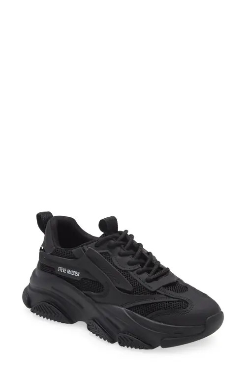 Steve Madden Possession Sneaker in Black at Nordstrom, Size 8 | Nordstrom