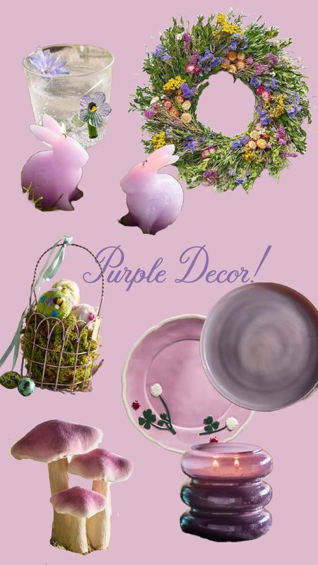 Prettiest Purple Decor for an Easter + Spring theme !🪻✨

#LTKhome #LTKSpringSale #LTKfindsunder100