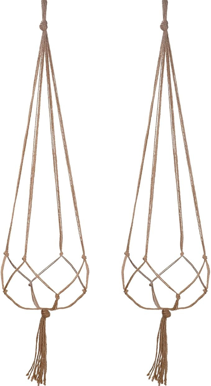EBOOT 2 Pack 48 Inches Plant Hanger Flower Pot Plant Holder for Indoor Outdoor Decorations, Large... | Amazon (US)