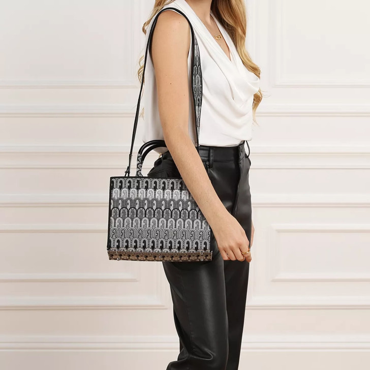 Furla Furla Opportunity S Tote - Tessuto Jacquard Arco E Toni Grigio | Tote | Fashionette (DE)