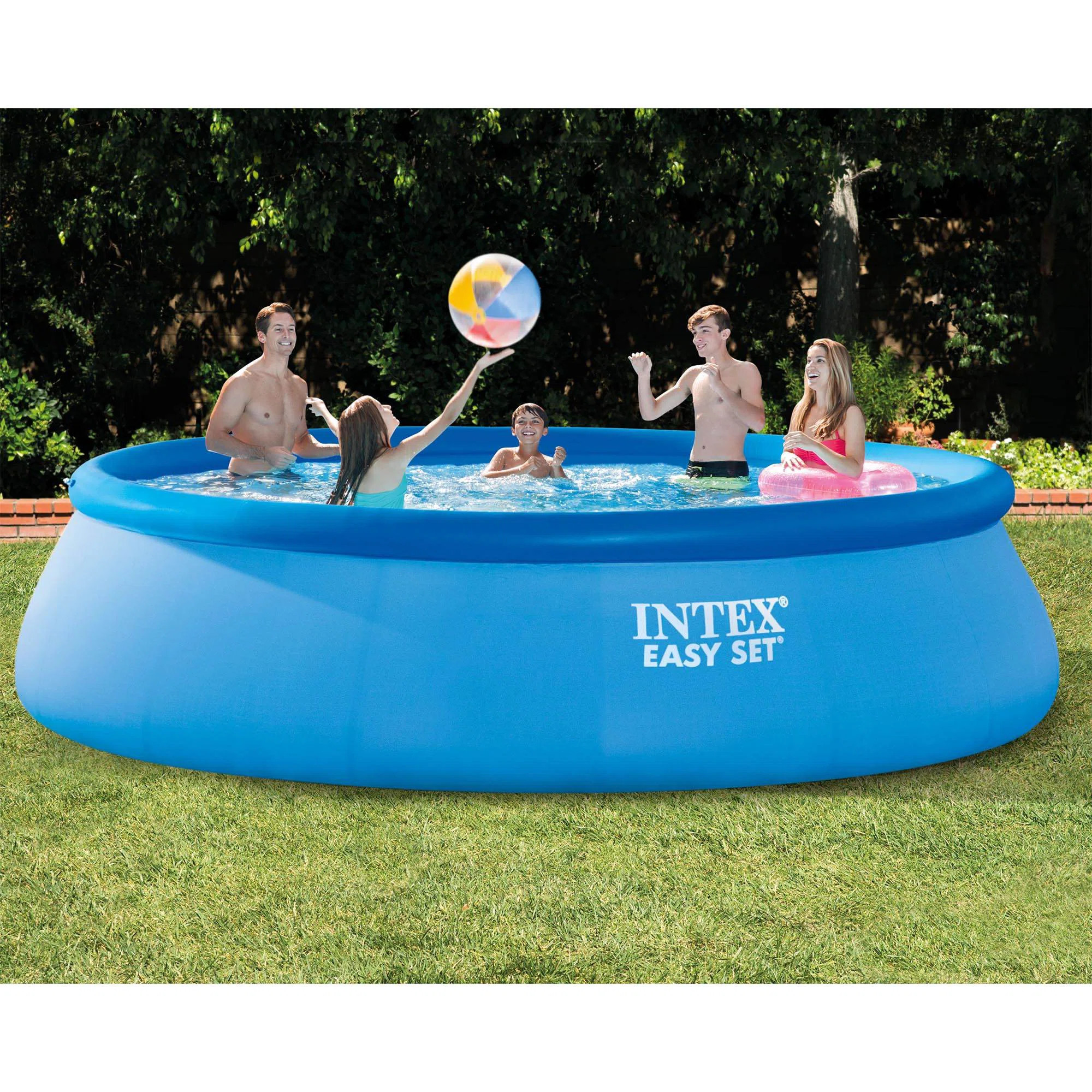 Intex Easy Set Inflatable Kid Swimming Pool & Reviews | Wayfair | Wayfair North America