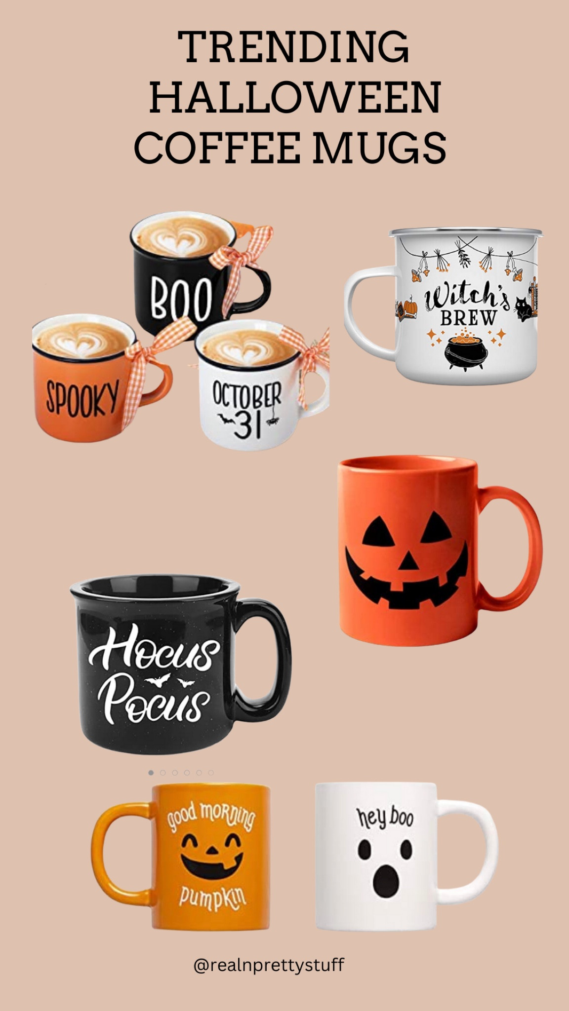How cute are these Halloween coffee mugs from Amazon. All available on prime.🧡🍁🍂🎃🎃

Halloween coffee mugs, Halloween kitchen decorations, Halloween spooky decor, pumpkin mugs, coffee cups, Halloween trending home decor, Halloween 2022



#LTKHalloween #LTKSale #LTKsalealert