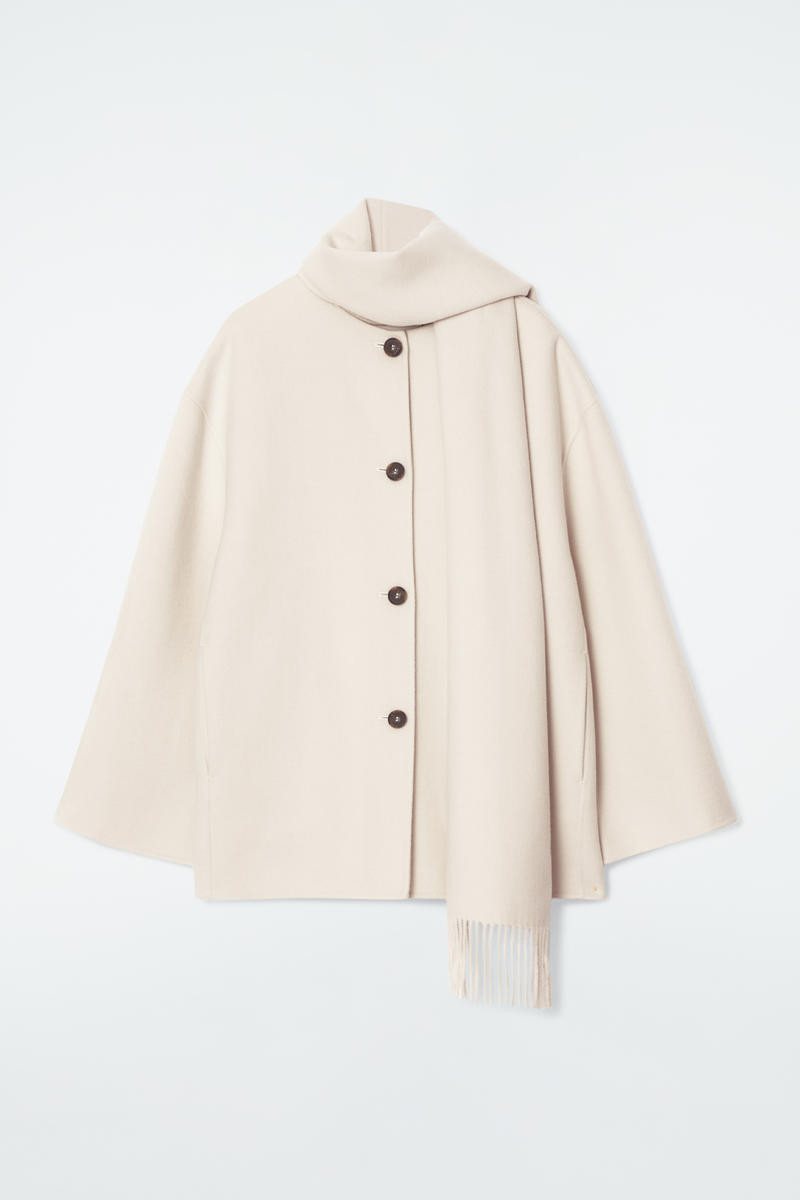 Oversized Wool-Blend Scarf Jacket | COS UK