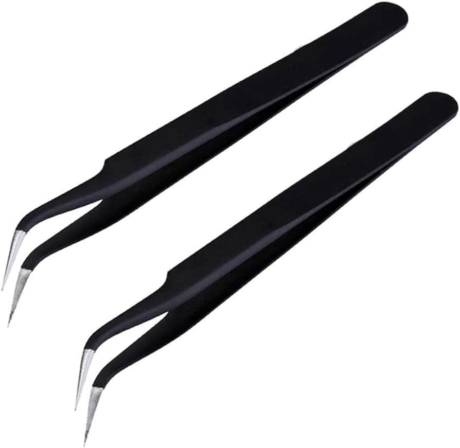 Fondant Tool Sharp Head Tweezers for Sugar Pearls, Candy Beads - Set of 2 | Amazon (US)