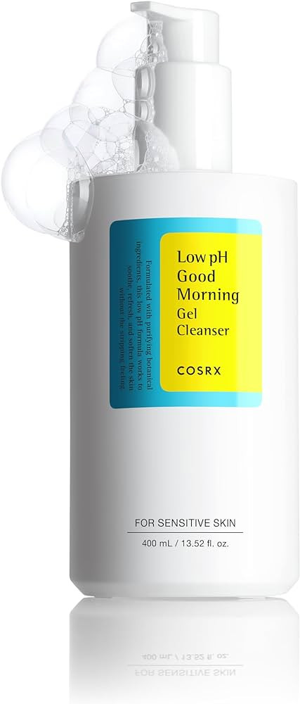 COSRX Low pH Good Morning Gel Cleanser, Daily Mild Face Cleanser for Sensitive Skin with BHA & Te... | Amazon (US)