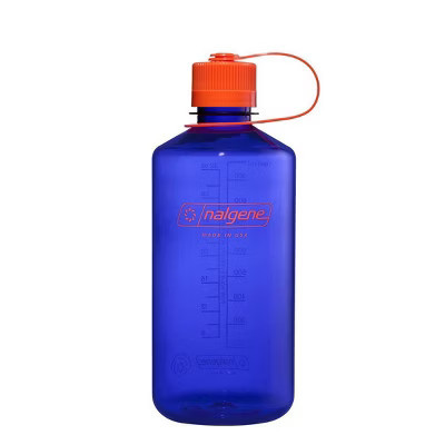 Nalgene 32 fl oz Plastic Narrow Mouth Water Bottle - Periwinkle Blue: Portable Drinkware, Recycled Content | Target