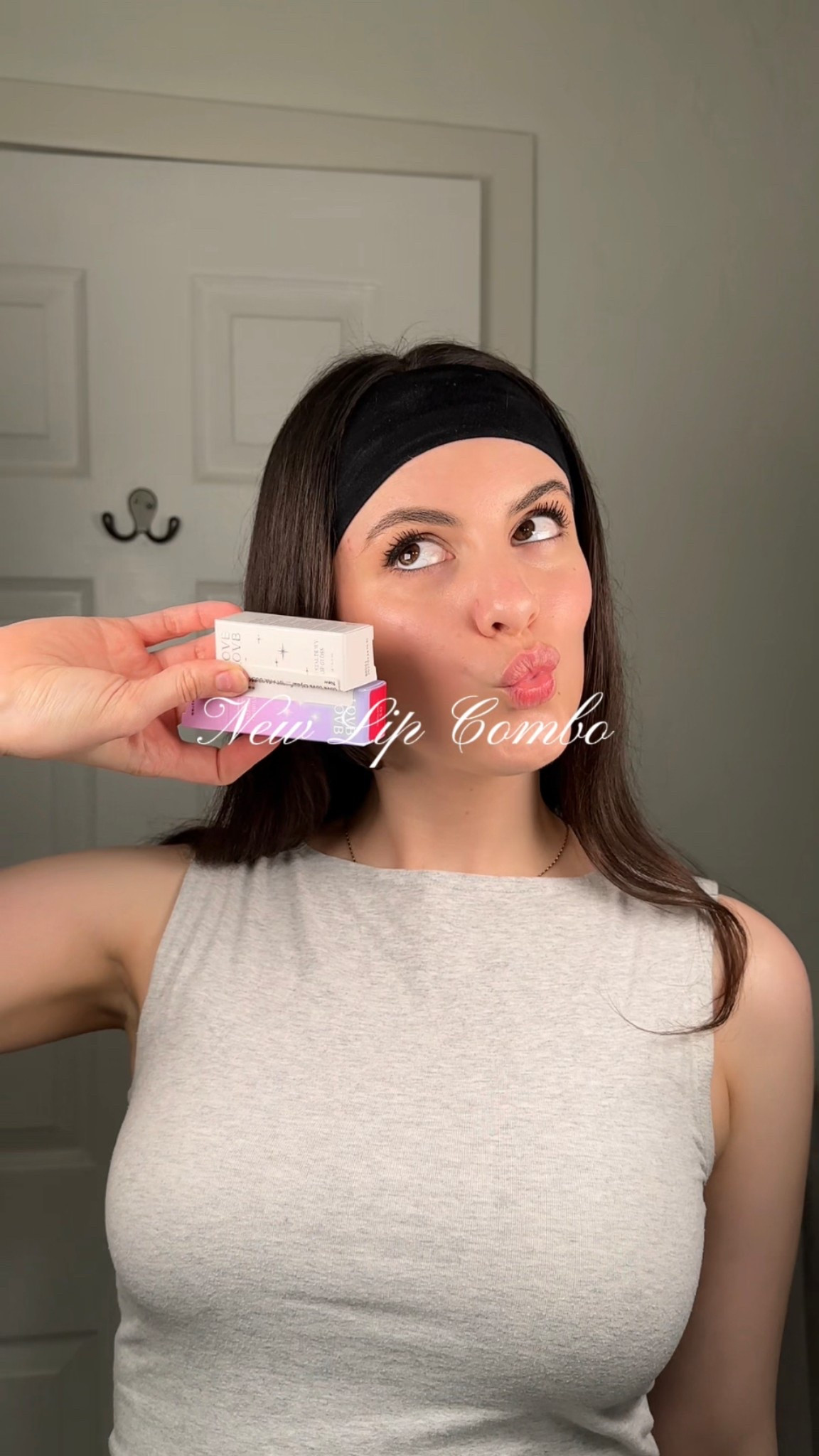 New lip combo from Amazon 🎀🌸🍒🍓 wearing pink dolphin and candy berry!