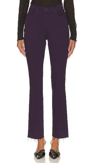 High Waisted Rascal Ankle Fray in Blackberry Cordial | Revolve Clothing (Global)