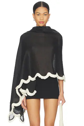 Posse Essie Wrap in Black & Cream from Revolve.com | Revolve Clothing (Global)