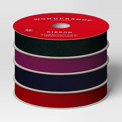 SponsoredShop all Wondershop4 pk Christmas Velvet Ribbon Dark Luxe - Wondershop™3.7 out of 5 st... | Target
