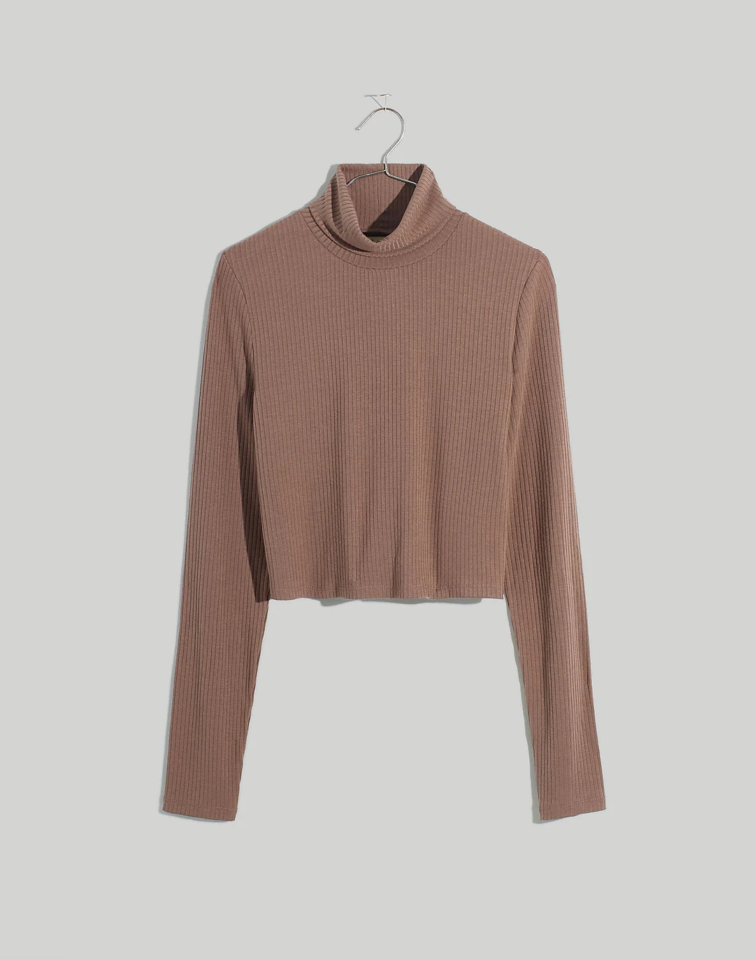 Ribbed Supercrop Turtleneck Top | Madewell