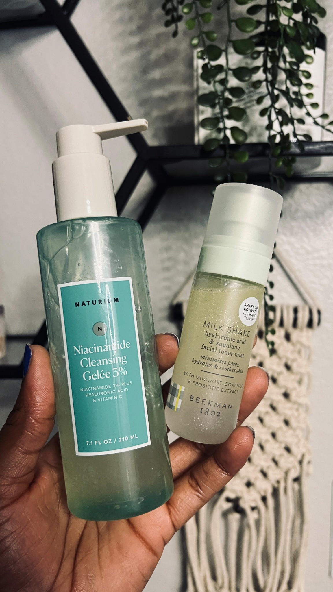 Dallas allergies have been on the ATTACK! Had to rehydrate my skin today with @naturium’s Niacinamide Cleansing Gelee and @beekman1802 Milkshske Toner! 

#LTKBeauty #LTKSaleAlert #LTKTravel