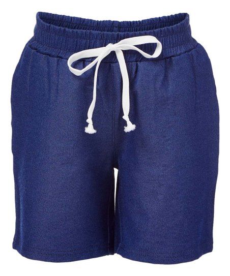 Navy Drawstring Shorts - Boys | Zulily