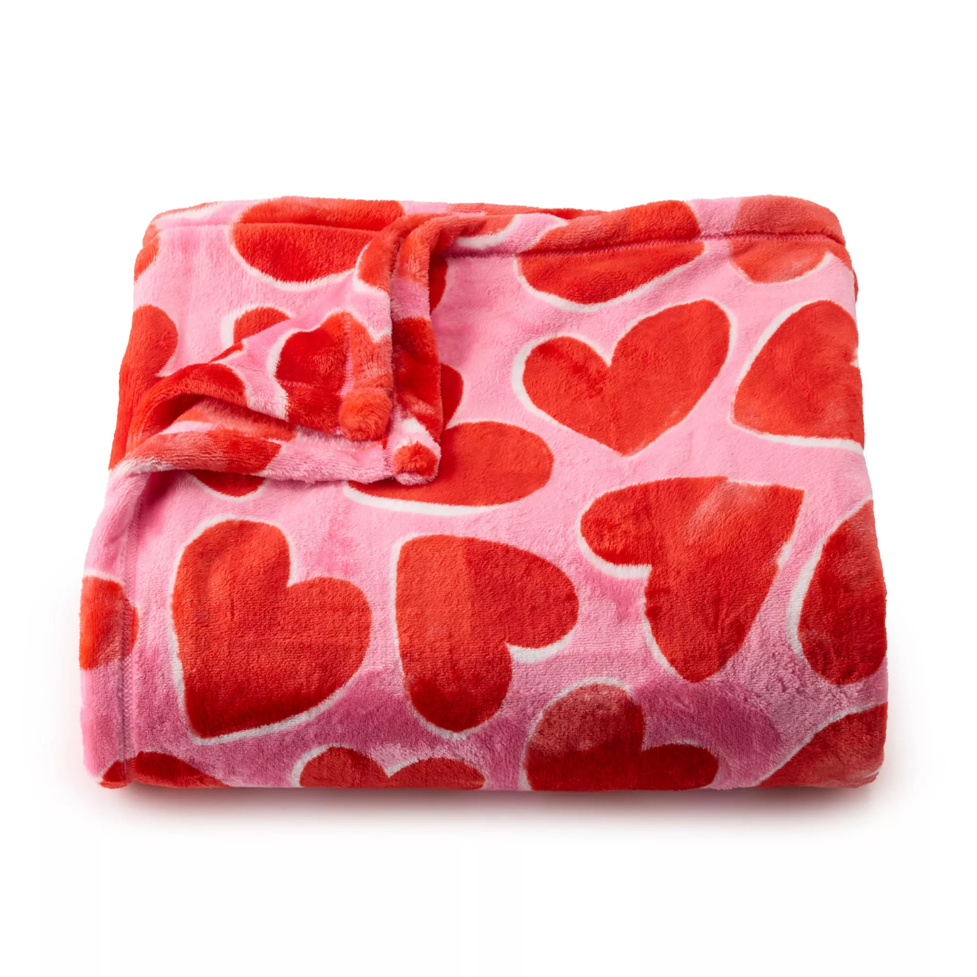 The Big One® Valentine's Day Hearts Oversized Supersoft Plush Throw | Kohl's