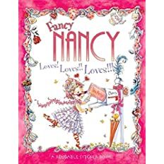 Fancy Nancy Loves! Loves!! Loves!!! Reusable Sticker Book: A Valentine's Day Book For Kids     Pa... | Amazon (US)