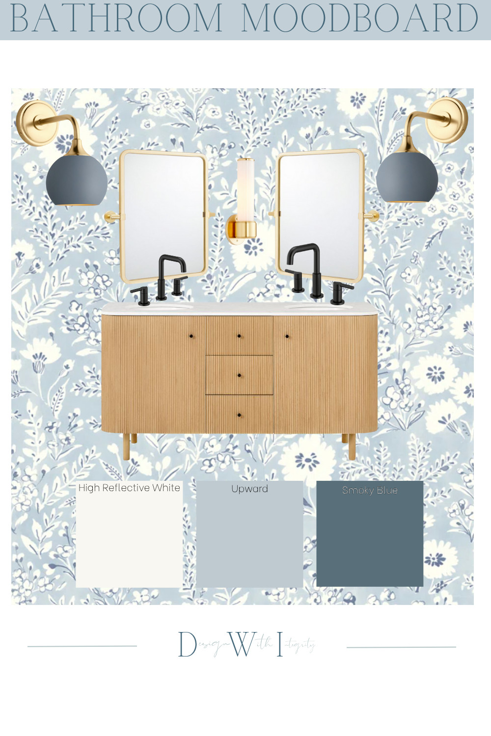 Elegant Blues & Natural Wood: A Dream Bathroom Remodel


Elevate your bathroom with this serene blend of soft blues, crisp whites, and warm natural wood tones. Our mood board pairs a gorgeous floral wallpaper with a sleek fluted wood vanity, matte black fixtures, and sophisticated brass lighting to create a space that’s both calming and stylish. Perfect for anyone looking to add timeless elegance with a fresh, modern twist.

Discover the perfect pieces to bring this look home — shop our curated selections through the affiliate links and start your bathroom transformation today!


#BathroomRemodel #BathroomDesign #BlueBathroom #NaturalWood #FloralWallpaper #MatteBlackFixtures #BrassLighting #InteriorDesignInspo #SereneSpaces #DesignWithIntegrity #LTKhome #PinterestFinds #BathroomGoals #ModernBathroom #CalmSpaces #HomeDecorIdeas #AffiliateStyle #TimelessDesign #CozyBathrooms #BathroomInspo 

 #LTKHome