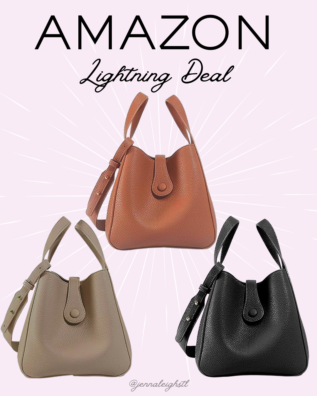 Amazon lightning deal on these women’s bucket bags. The brown one is down to just $21 and looks so much more expensive than it is. Love the structured shape and crossbody strap option. 

 #LTKSaleAlert #LTKWorkwear