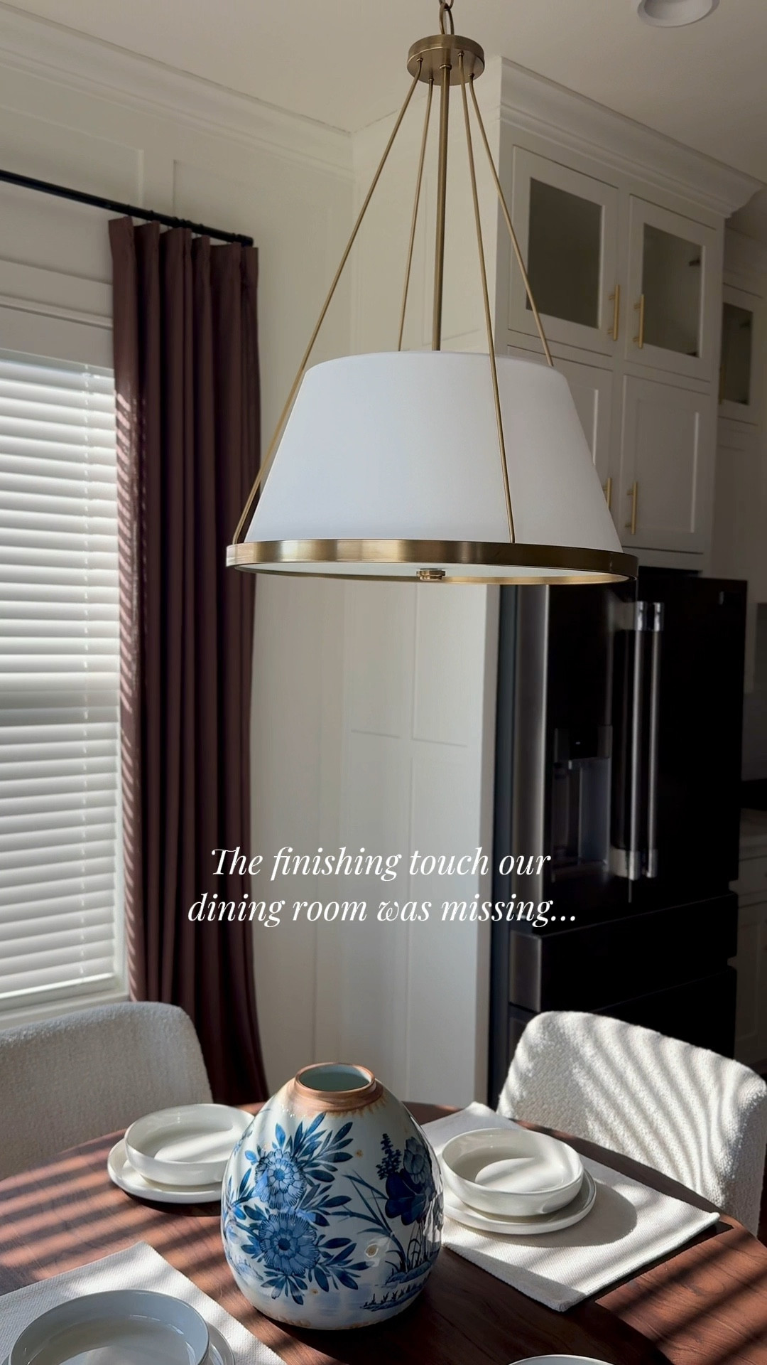 #ad The chandelier that completely transformed our dining room ✨

Swapping out the builder-grade light was the finishing touch this room needed after moving into our new home. It gave the whole space that warm, designer feel we were missing.

The chandelier is linked! @urbanambiancesocial 

#LTKSaleAlert #LTKHome