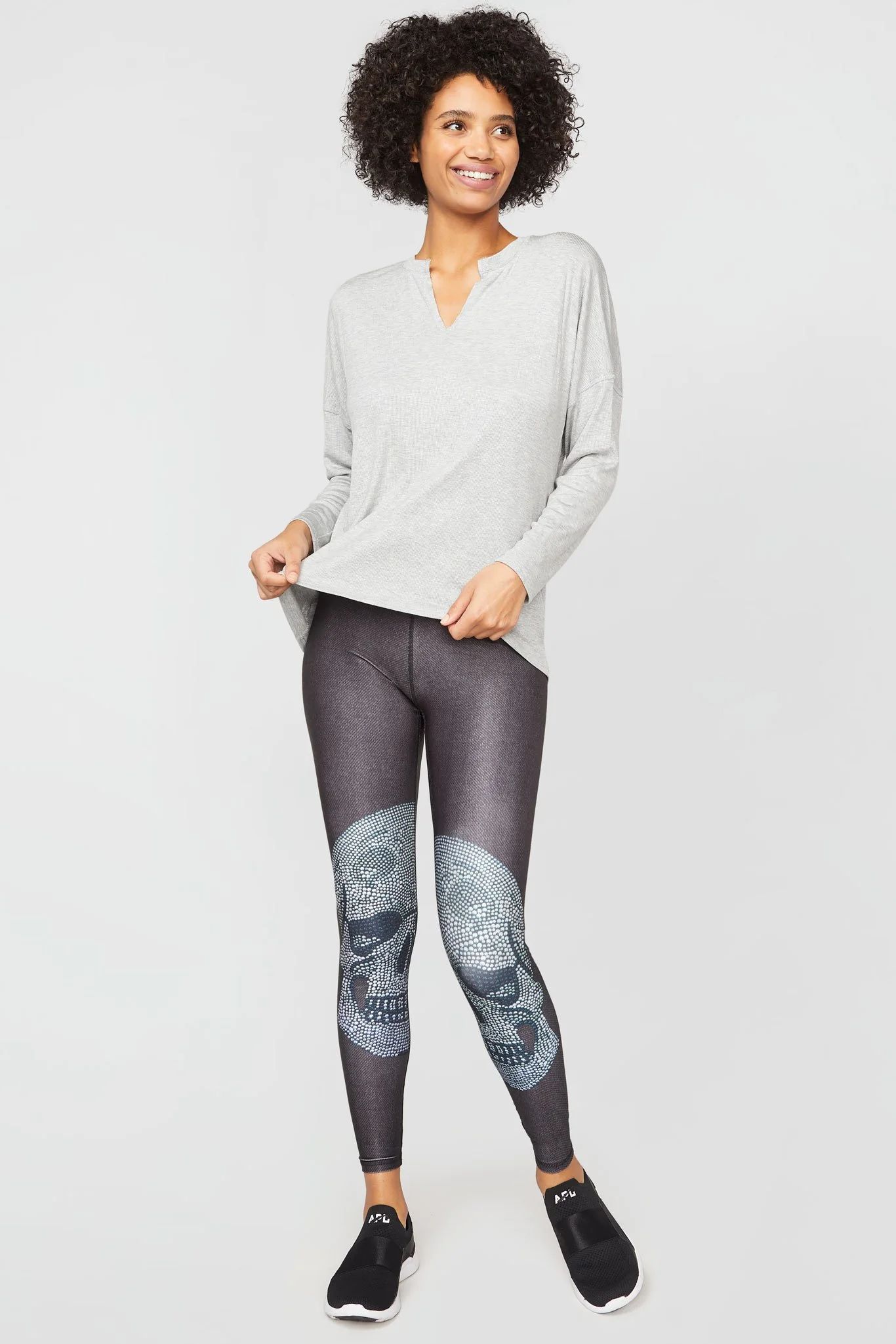 Crystal Skull Hi-Shine Leggings | Terez