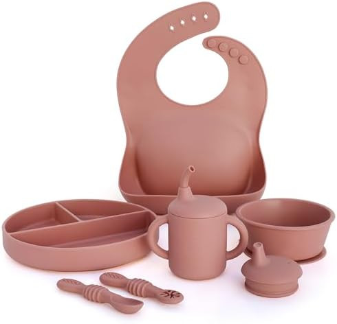 Little Loon Baby Feeding Essentials: Baby Led Weaning Supplies with Baby Plates, Silicone Bibs, B... | Amazon (US)