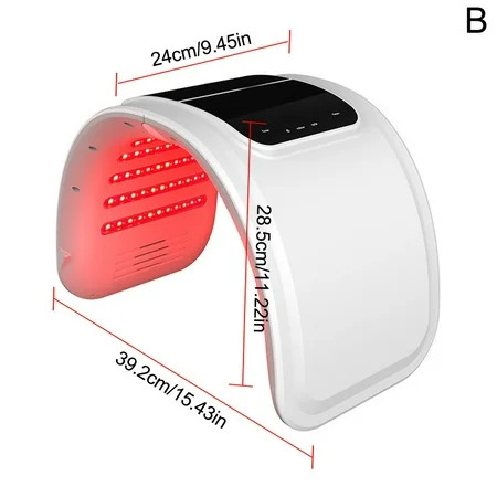 BASHI Red-Light-Therapy-Mask7 Colors Led Face Mask Facial Tool Led Light Therapy | Walmart (US)