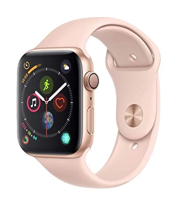 Apple Watch Series 4 (GPS, 44mm) - Gold Aluminium Case with Pink Sand Sport Band | Amazon (US)
