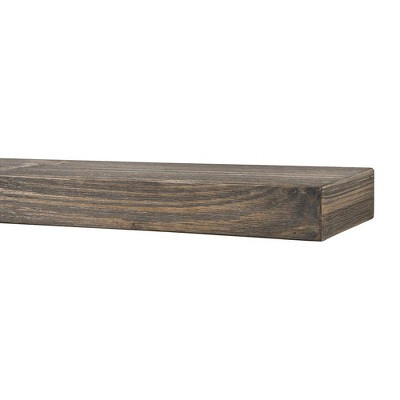 Modern Ember Vara 60 inch Natural Distresssing Wood Mantel Shelf - Driftwood | Target