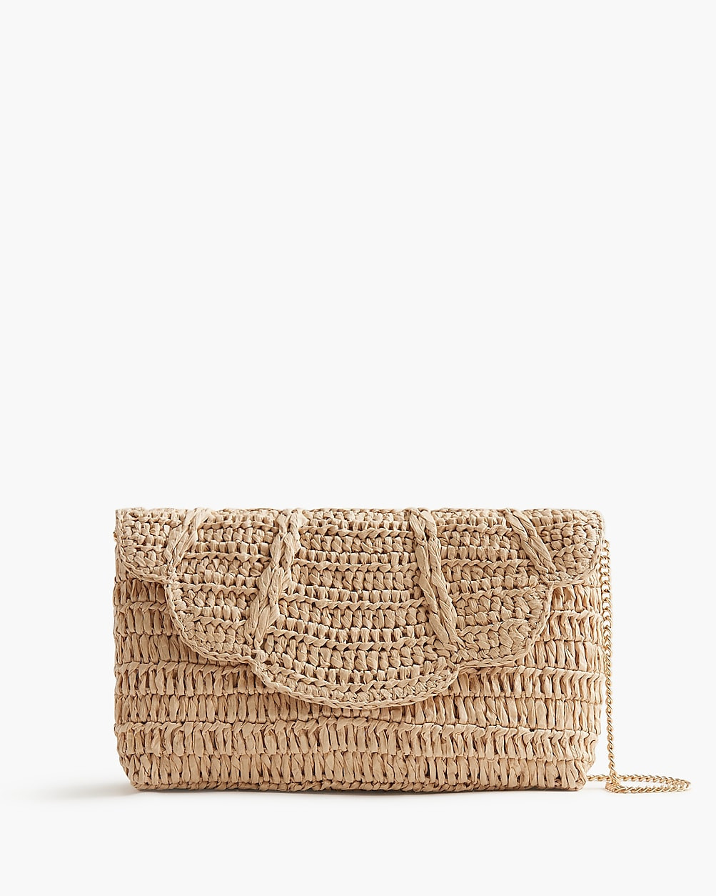 Scalloped clutch | J.Crew Factory