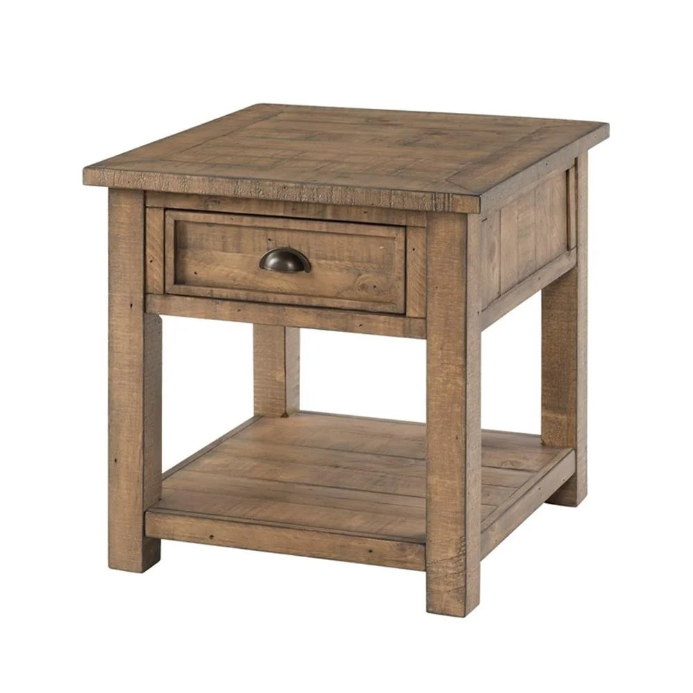 Martin Svensson Home Monterey Solid Wood End Table, Reclaimed Natural | Walmart (US)