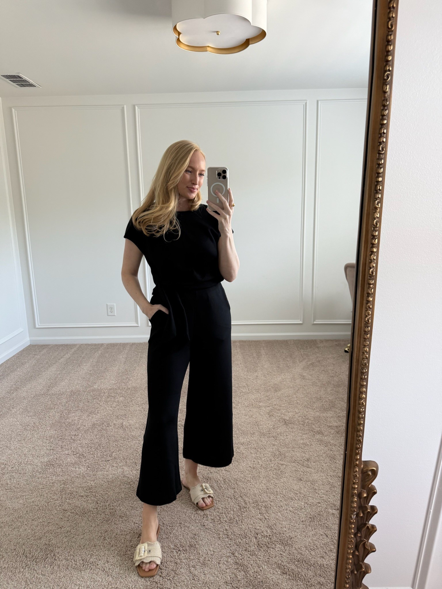 This new Spanx AirEssentials jumpsuit makes the perfect travel outfit! It opens in the back so you don’t have to take it off to go to the bathroom. Wearing size small. Use my code AMANDAJOHNXSPANX for 15% off your first order. Spring outfits // comfortable outfits // jumpsuits // casual outfits // travel outfits // vacation outfits // Spanx air essentials 

#LTKStyleTip #LTKSeasonal #LTKTravel