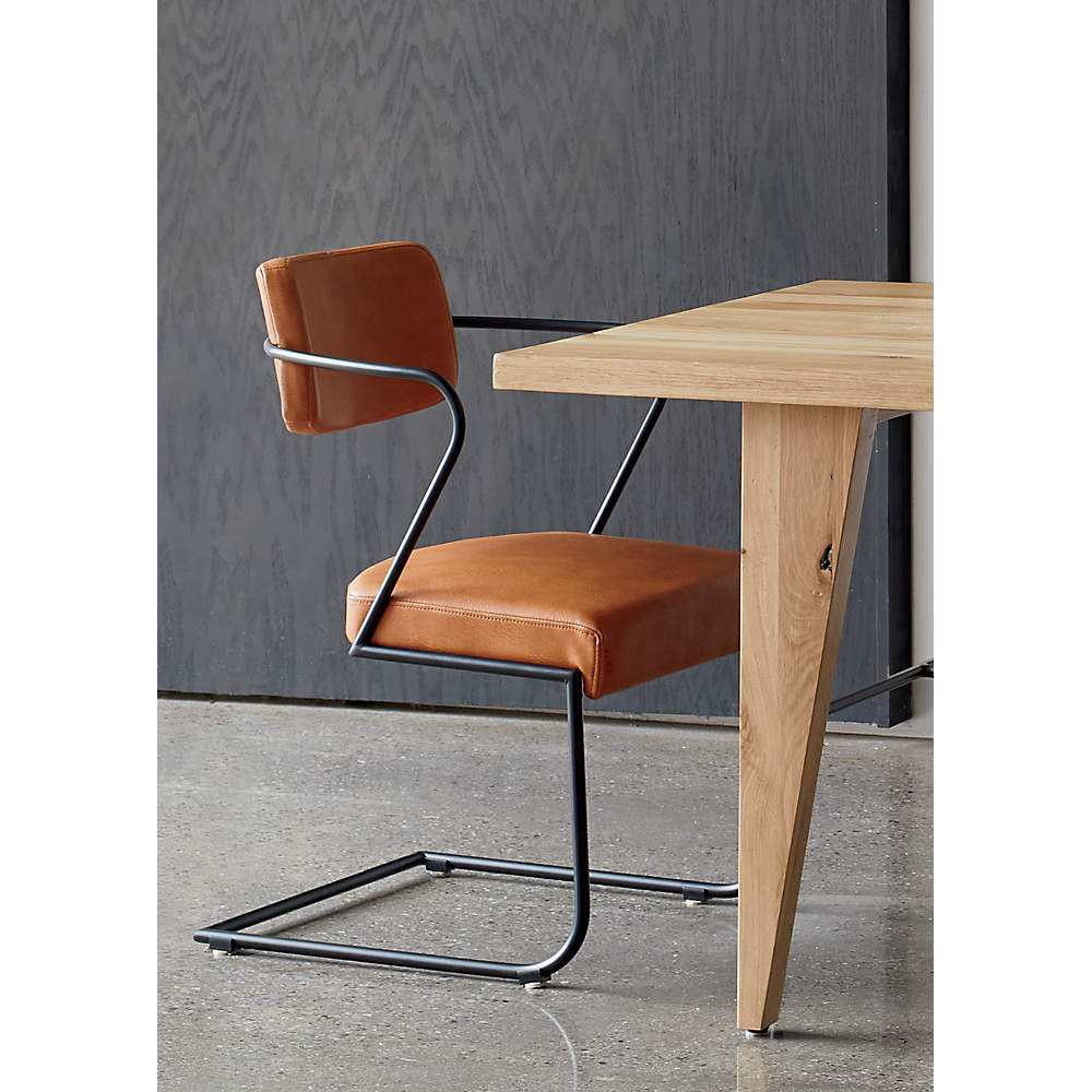 Gaff Metal Frame Chair Black + Reviews | CB2 | CB2