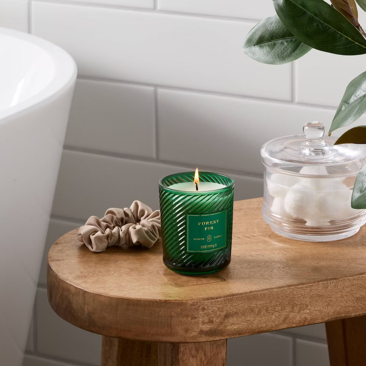 Swirled Glass Jar Candle - Threshold™ | Target