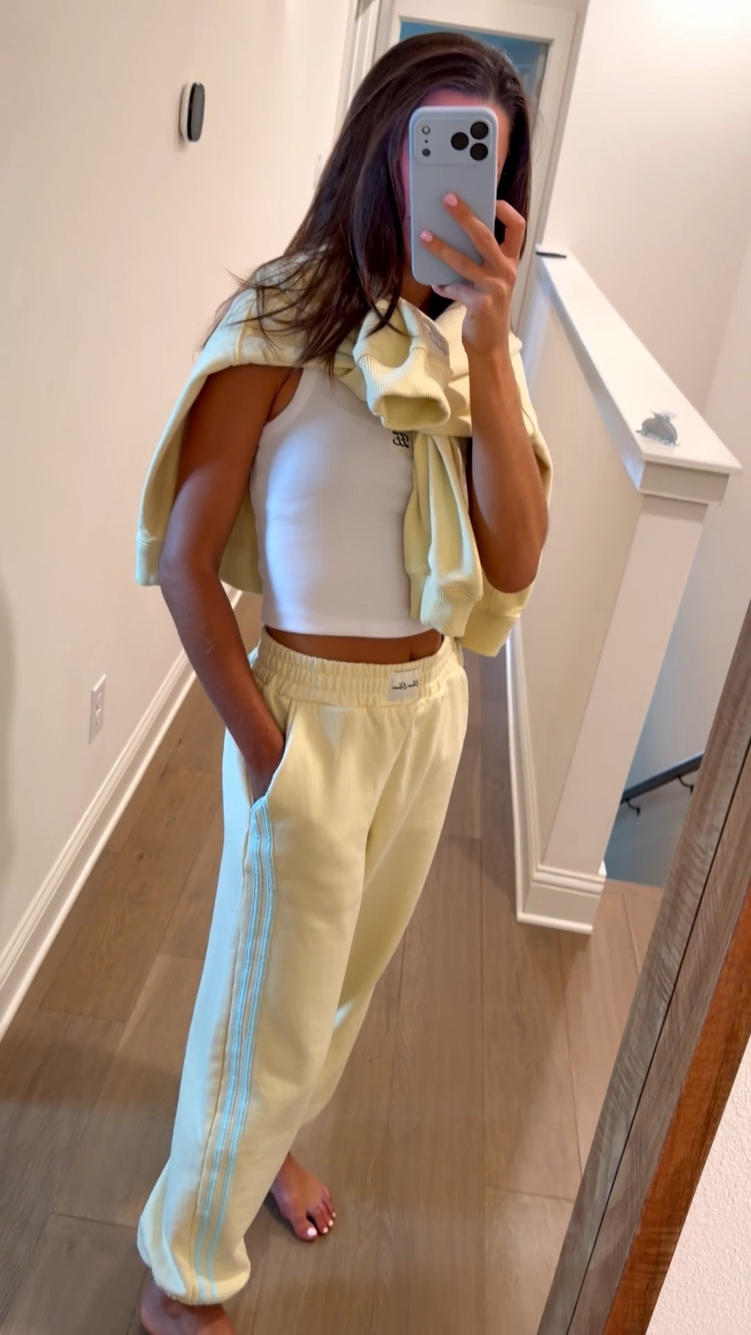 eleven eleven sweat set & white tank - soo comfy & perf yellow for  summer💛💛








obsessed with this new @Eleven Eleven matching set!!
#matchingset #sweatset #everydayoutfit
#OOTD #comfyoutfit


travel outfit




ootd ltktravel matchingset ltkootd ltkactive everydayoutfit comfyoutfit ltkvideo sweatset

#LTKTravel #LTKgrwm #LTKootd

#LTKActive #LTKootd #LTKSeasonal