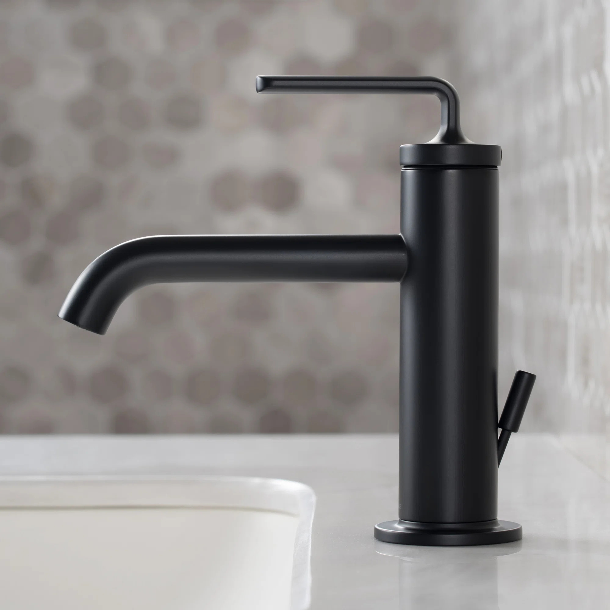 KRAUS Ramus Single Handle Bathroom Sink Faucet with Lift Rod Drain KBF-1221MB | Wayfair North America