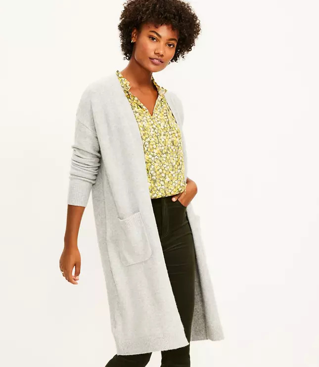 Cozy Pocket Coatigan | LOFT