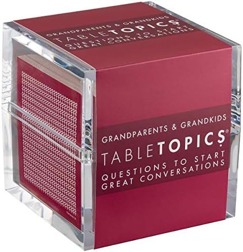 TableTopics Grandparents and Grandkids - 135 Meaningful Conversation Starting Cards, Multi Generatio | Amazon (US)