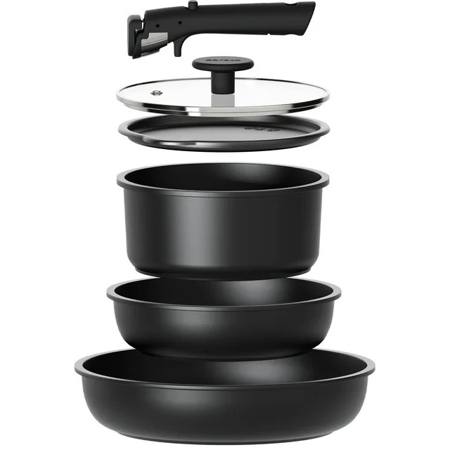 Carote Nonstick Detachable Pots and Pans Set, 6 Pieces Induction Cookware Set, Oven/Dishwasher Sa... | Walmart (US)