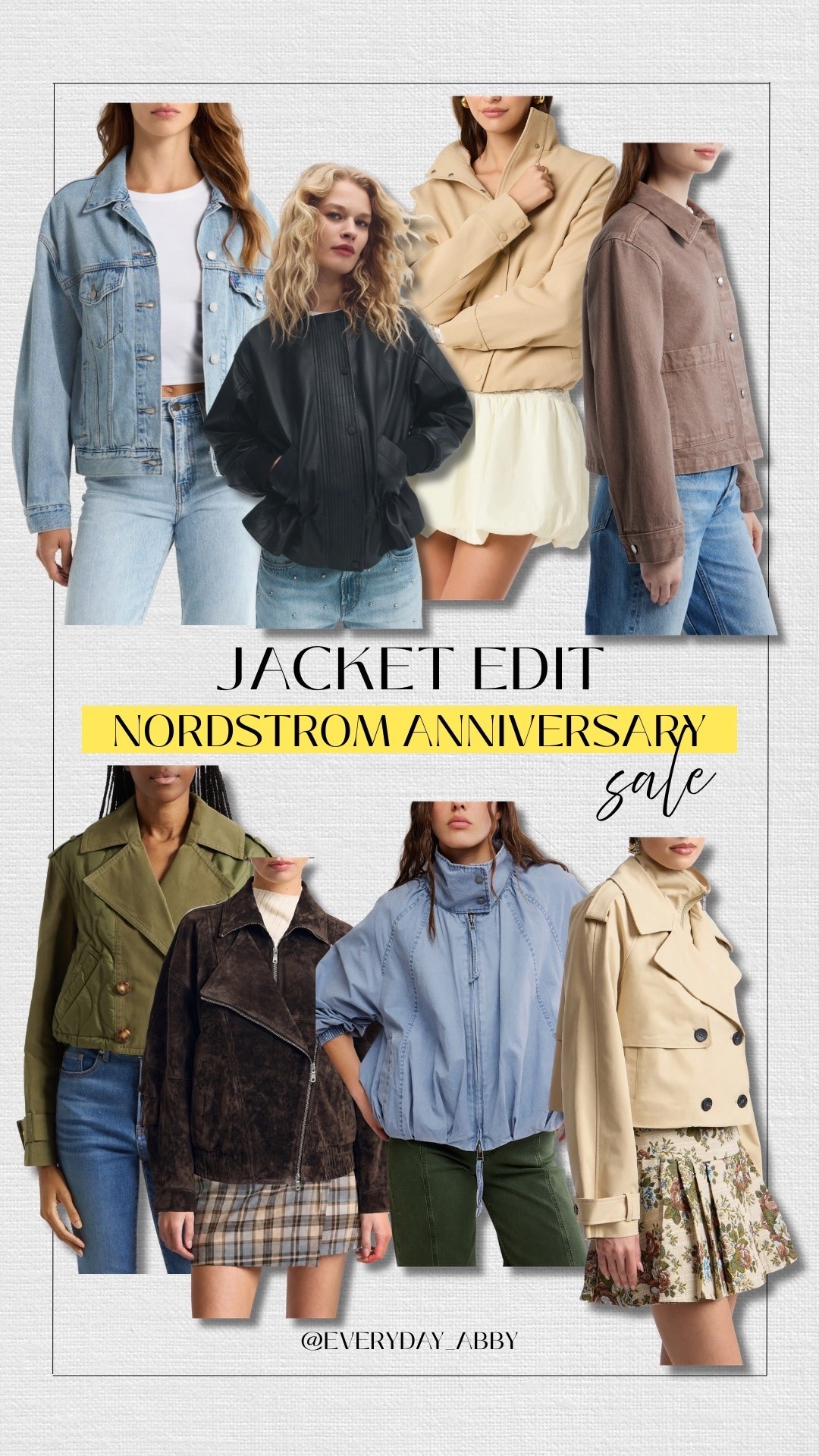 Every jacket in this collage is on my NSale wishlist!!! 🤩🤩🤩

#LTKdayinmylife #LTKSaleAlert #LTKootd
