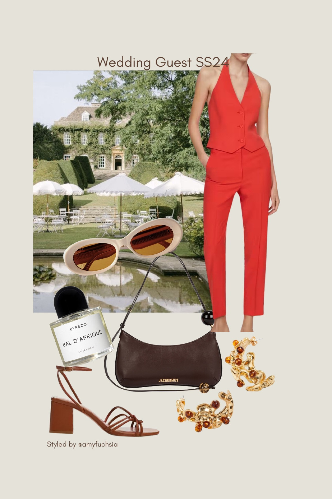 Wedding guest outfit red waistcoat 

#LTKwedding #LTKstyletip